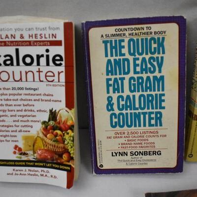 8 Books on Diet & Exercise: Calorie Counter -to- Flatten Your Stomach