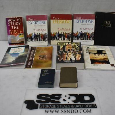 11 Books: Bibles & Bible Study: Good News for Modern Man -to- Acts