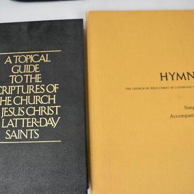 6 LDS Reference Books: Hymns, Games, Recipes