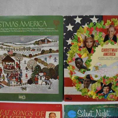 6 Christmas Albums on Vinyl: Christmas America -to- Something Festive! - Vintage