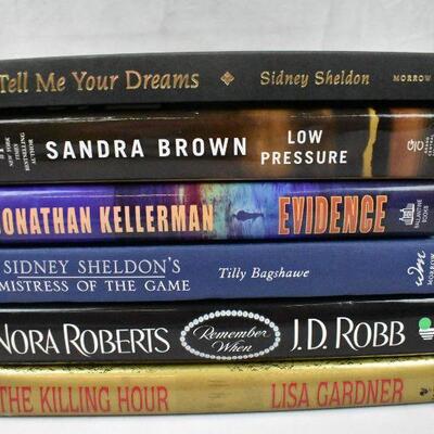 6 Hardcover Fiction Books: Drama: Tell Me Your Dreams -to- The Killing Hour