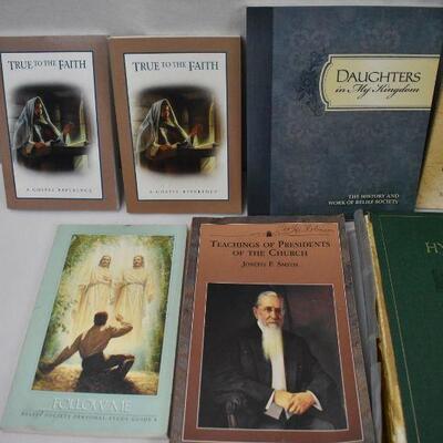 9 pc LDS Reference Books: True to the Faith -to- Hymns