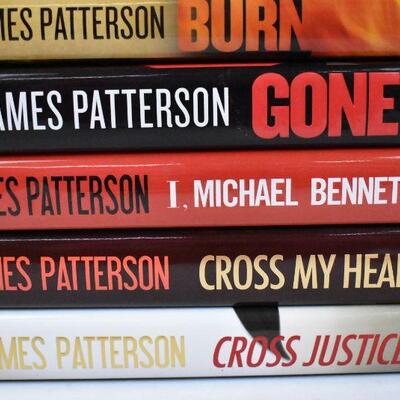 7 Hardcover Fiction Books by James Patterson: Mary Mary -to- Cross Justice
