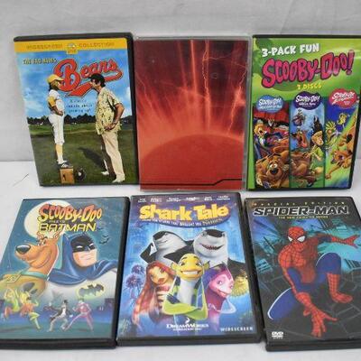 6 Movies on DVD for Kids: Bad News Bears -to- Spider-Man