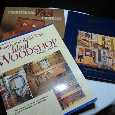 Woodworking book lot