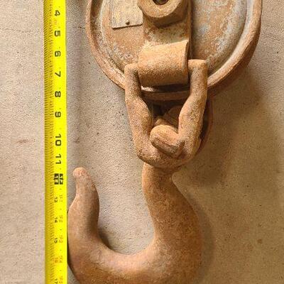 Anvil Brand Western Block and Tackle Massive Pulley Hook