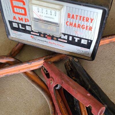 6 Amp Charger & 4 Guage Vu-Tron Jumper/Welder Cable
