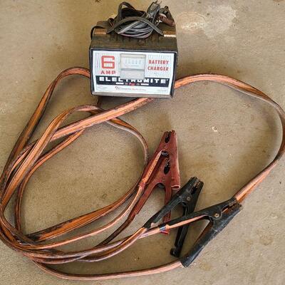 6 Amp Charger & 4 Guage Vu-Tron Jumper/Welder Cable