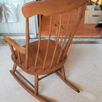 Lot #83  1970's Hitchcock Rocker - Maple