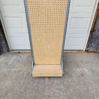 2 Sided Pegboard Rolling Gondola