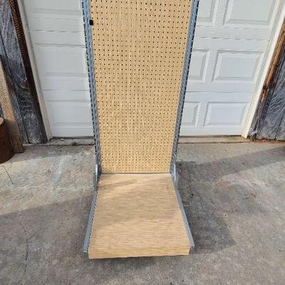 2 Sided Pegboard Rolling Gondola