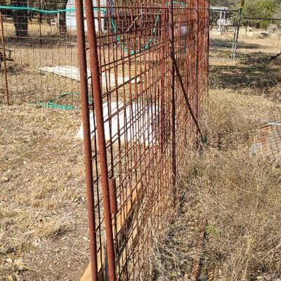 4 Heavy Duty Metal Fence Panels