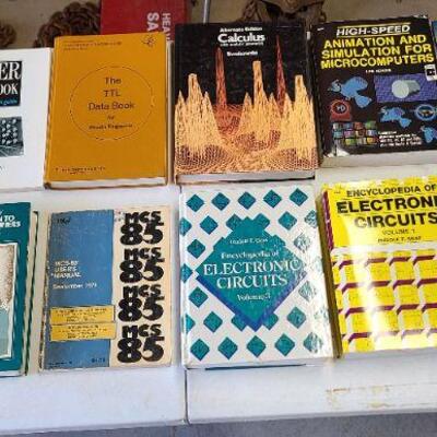 Assorted Math/Electronics Book Lot