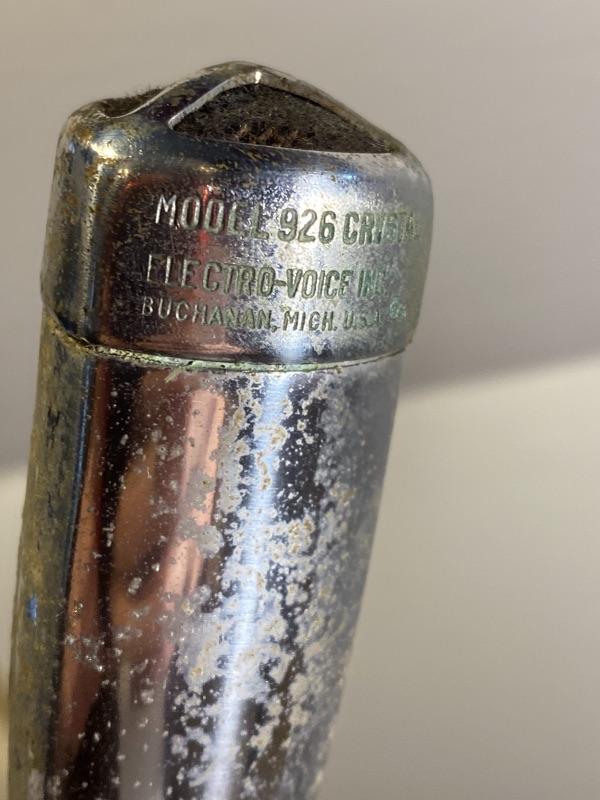 1950s USA製 ELECTRO-VOICE 926モデル マイクスタンド Vintage 1950's Electro Voice 926 crystal microphone Hi Z w