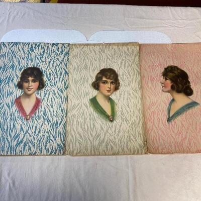 Set of 3 Brilliant 1920â€™s 30â€™s Women Images 