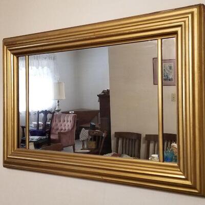 Lot #91  Mid Century Wall Mirror