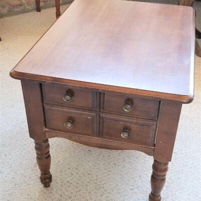 Lot #95  1970's End/Lamp Table with drawer