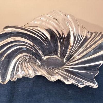 Lot #97  Crystal Center Bowl - "Colony"