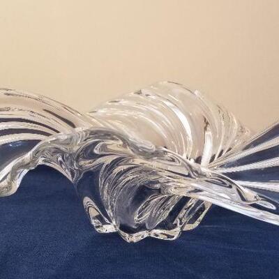 Lot #97  Crystal Center Bowl - "Colony"