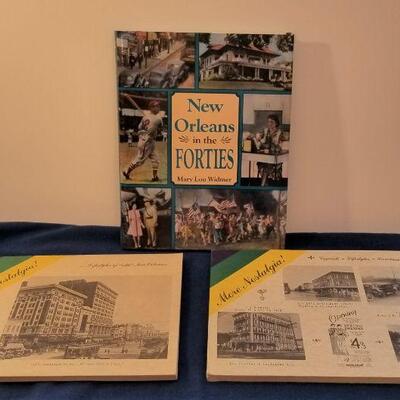 Lot #98  Lot of Three Autographed New Orleans books