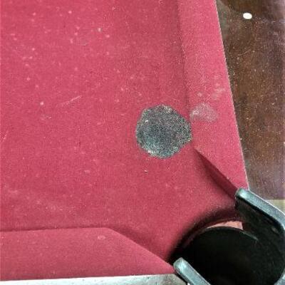 Lot #100  Brunswick Medalist Pool Table outfit - everything you need!