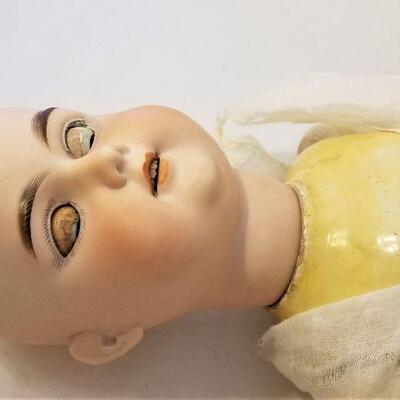 Lot #107  Antique German Bisque FloraDora Doll with Composition body - all original