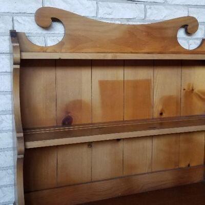 Lot #110  Vintage Knotty Pine Cupboard