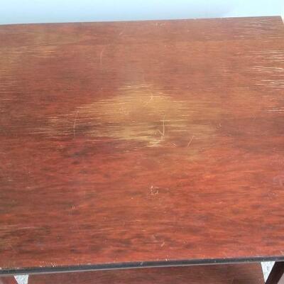 Lot #112  Interesting Vintage Table with Rotating Top