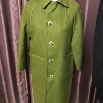 Vintage English Over Coat Reversible