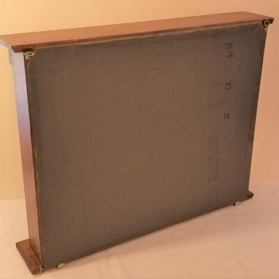 Lot #115  Mirrorback Small Cabinet to Display Bric a Brac