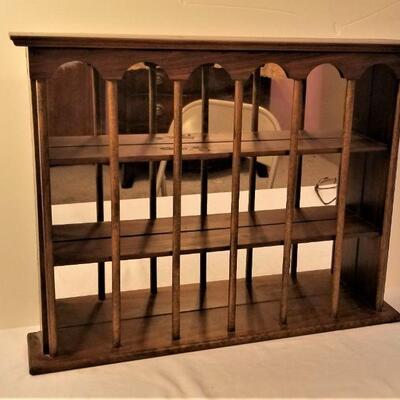 Lot #115  Mirrorback Small Cabinet to Display Bric a Brac