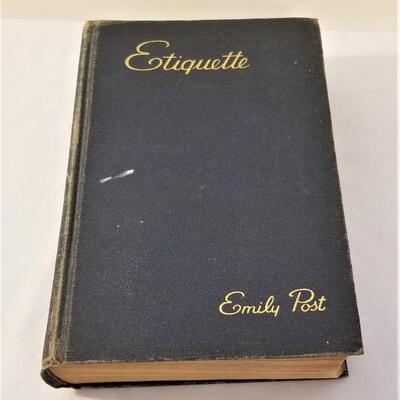 Lot #119   1940 Etiquette Book by Emily Post - a look into the past