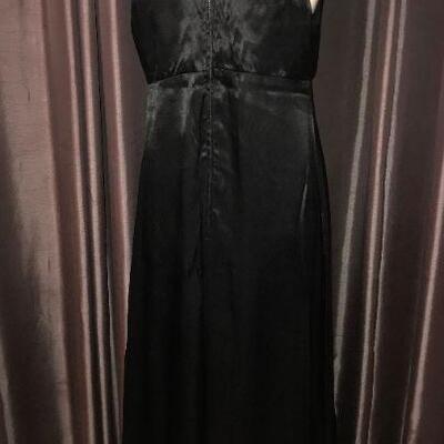 1970s All Black Maxi dress
