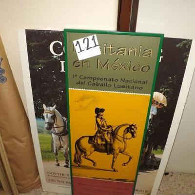 LOT 121 MEXICO POSTER AND CARRAGE POSTER