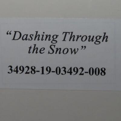 "Dashing through the snow" Hummel 