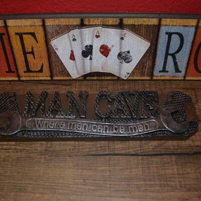 LOT 42 TWO DECORATIVE SIGNS