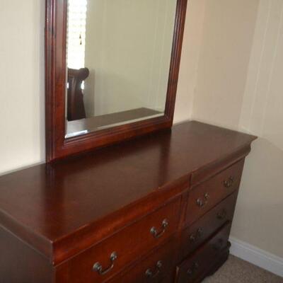 LOT 58 DRESSER AND MIRROR