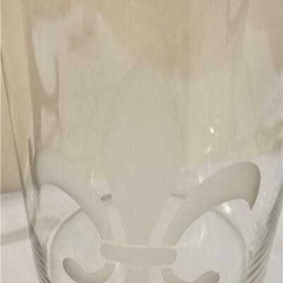 Lot #121  Glass Lot - Depression Plate and Fleur di Lis Vase