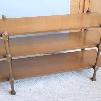Lot #123  1970's Display Rack - three shelves