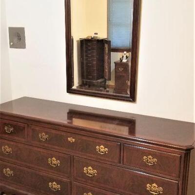Lot #124  Nice Drexel Dresser with Mirror