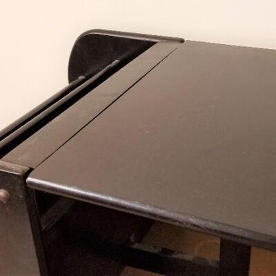 Lot #127  Contemporary Magazine Holder with Swing-out Extension