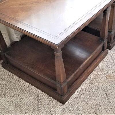 Lot #129  Pair of BRANDT Lamp Tables