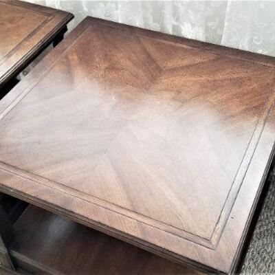 Lot #129  Pair of BRANDT Lamp Tables