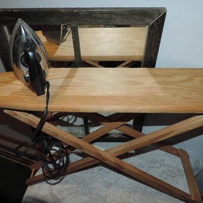 ANTIQUE IRON & IRONBOARD PLUS MIRROR