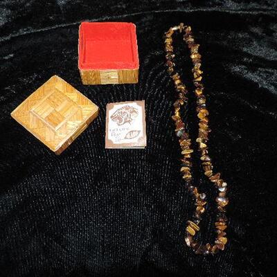 GENUINE TIGER EYE NECKLACE