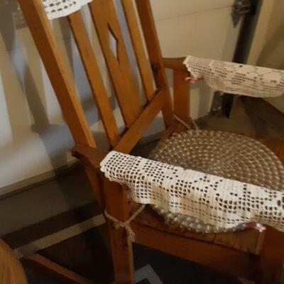 WOOD ROCKER AND CRADLE