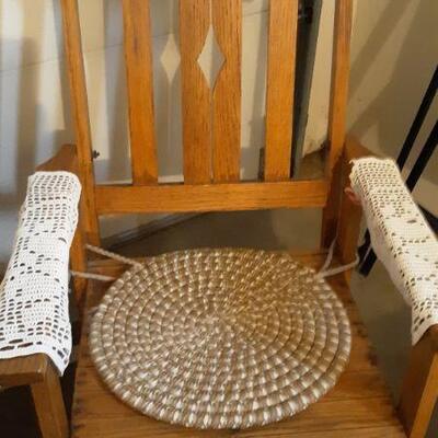 WOOD ROCKER AND CRADLE