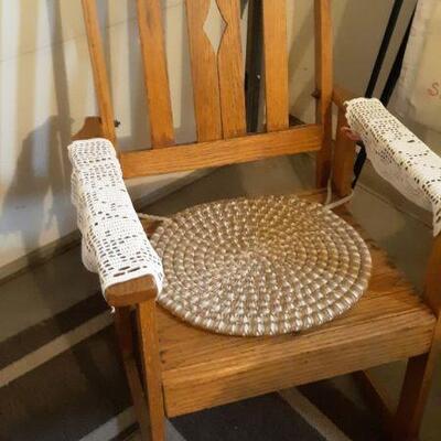 WOOD ROCKER AND CRADLE