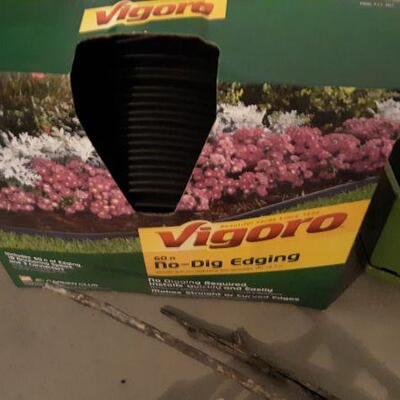 LAWN CARE AND PLASTIC CHAIRS