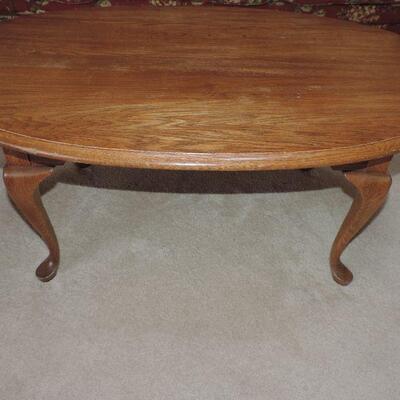 VINTAGE WOOD COFFEE & SIDE TABLE